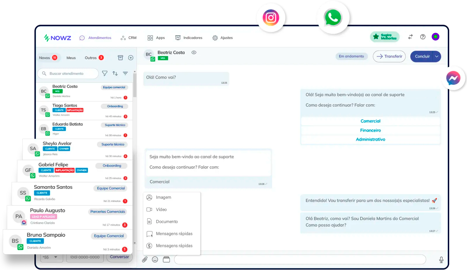 Nowz - CRM Conversacional
